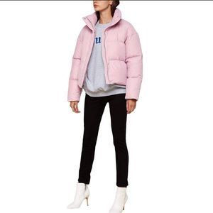 Juicy Couture Black Label Velvet Puffer Jacket - L